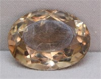 25 CT SMOKEY TOPAZ.