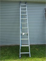 WERNER ALUMINIUM 20 FT. EXTENSION LADDER