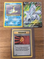 Lot of 3 Pokémon Cards. See pics & description