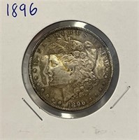 S - 1896 MORGAN SILVER DOLLAR (T2)