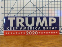 Trump keeping her great 2020 bumper sticker