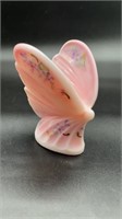 Fenton Glass Pink Butterfly