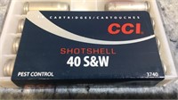 (7) Boxes 40S&W Shotshell Ammo (70) Rounds.