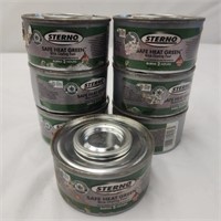 7 Sterno Cans- Burn 2 Hours Each!