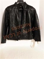 New Ladies Black Leather Jacket