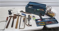 Tools, drill in blue box