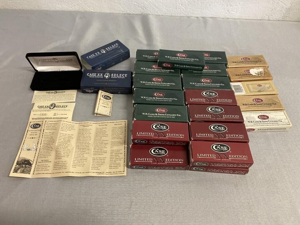35 Case Knife Empty Cases & Boxes