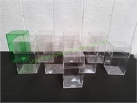 (9) Acrylic Display Boxes