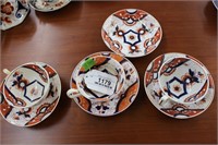 7 pcs. Gaudy Welsh Oriental Dishes