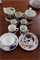 11 Pcs. Gaudy Welsh Oriental Dishes