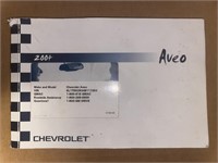 2004 Chevrolet AVEO Owner's Manual
