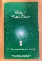 1979 Oldsmobile CUTLASS Owner's Manual, etc