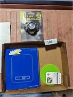 Head Lamp, Kitchen Scale & Cleaning Pad