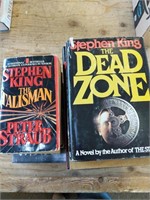 A large lot of 12 Steven King books