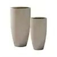 KANTE 2 Weathered Concrete Tall Planters DAMAGED