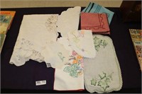 Vintage Table, Cloths and Placemats