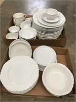 SET OF WHITE DISHES MADE IN GERMANY
