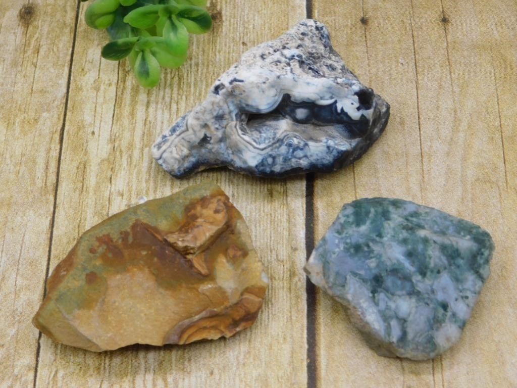 MINERALS, ROUGH ROCK, GEMS, CRYSALS, FOSSILS, STONE JEWELRY,