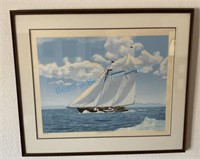 Dallas John "sailing the Humboldt current" print