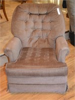 Maben Fabric Swivel Rocking Chair