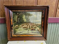 Sheep Farmer Framed Print