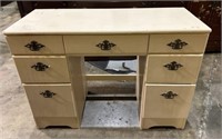 20th Century Painted Kneehole Writing Desk