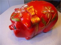 Rare Chalkware Pig 20" long by 12"wide  x 12" high