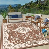 N4604  NALONE Reversible Outdoor Rug Patio 9X12