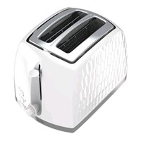 Black + Decker Toaster 2 Slice- White