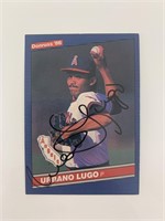 Urbano Lugo signed baseball card