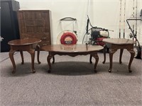 Coffee Table And Matching End Tables