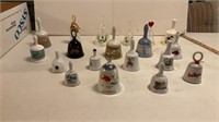 Assorted collectible bells