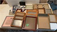 Assorted picture frames