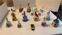 Assorted collectible bells