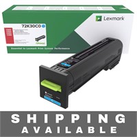 Qty 2 72K30C0 Toner Cartridges for Lexmark