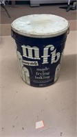 MFB 110 pound lard can