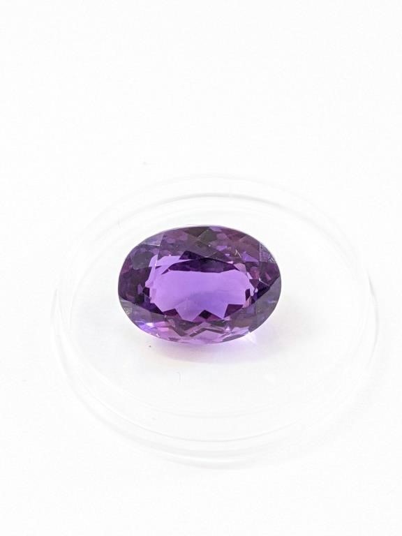 Certified 12.20ct  Amethyst Loose Stone