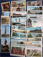 30 postcards, colorized, unused