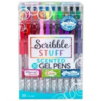 Scribble Stuff 30ct Scented Gel Pens  30 Unique Co