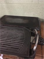 Electric grill and skillet