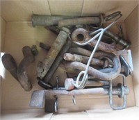 Assortment of implement pins and clevises.