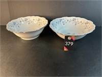 Johann Haviland China (2) Serving Bowls Made in...