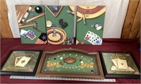 Lot of Man Cave, Game Room Style Art Decor