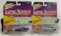 Johnny Lightning Monopoly Game Toy Die Cast Cars