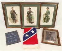 Confederate Museum Prints, Prints and Rebel Flag