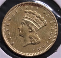 1861 GOLD DOLLAR AU DETAILS