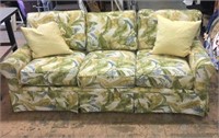 Upholstered Floral Couch FA