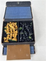Vintage Small Chess W/ Board