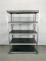 Metal Frame Storage Rack - Composite Shelves