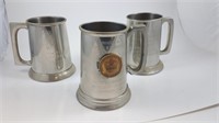 RCAF Air Force Canadian Glass Bottom Mugs Awards